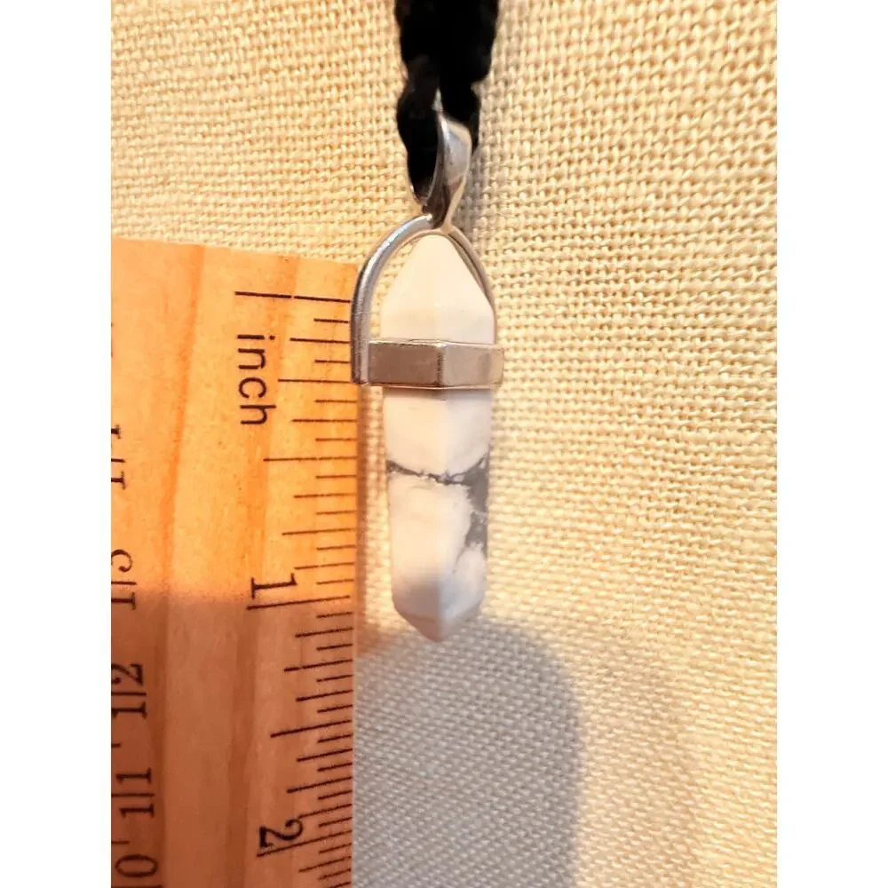 Vintage White stone  Point Adjustable Necklace
